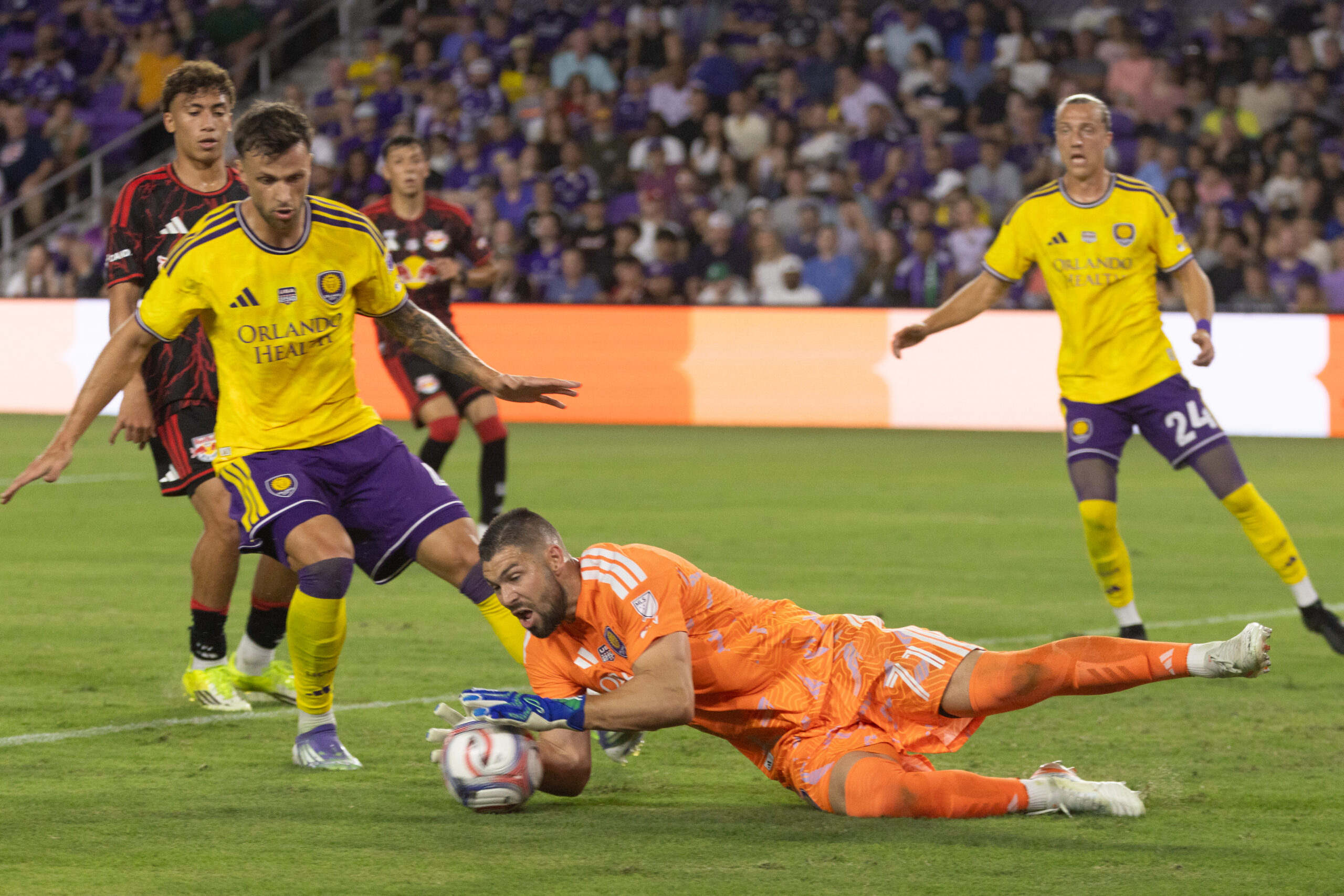 Image of Maxime Crepeau making a save against New York.