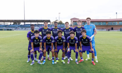 Image of the starting XI from OCB's home match against Carolina Core FC.
