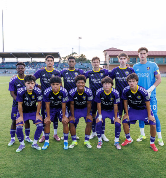 Image of the starting XI from OCB's home match against Carolina Core FC.