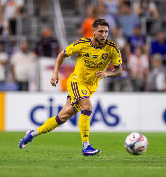 Image of Marco Pasalic dribbling the ball at Cincinnati.