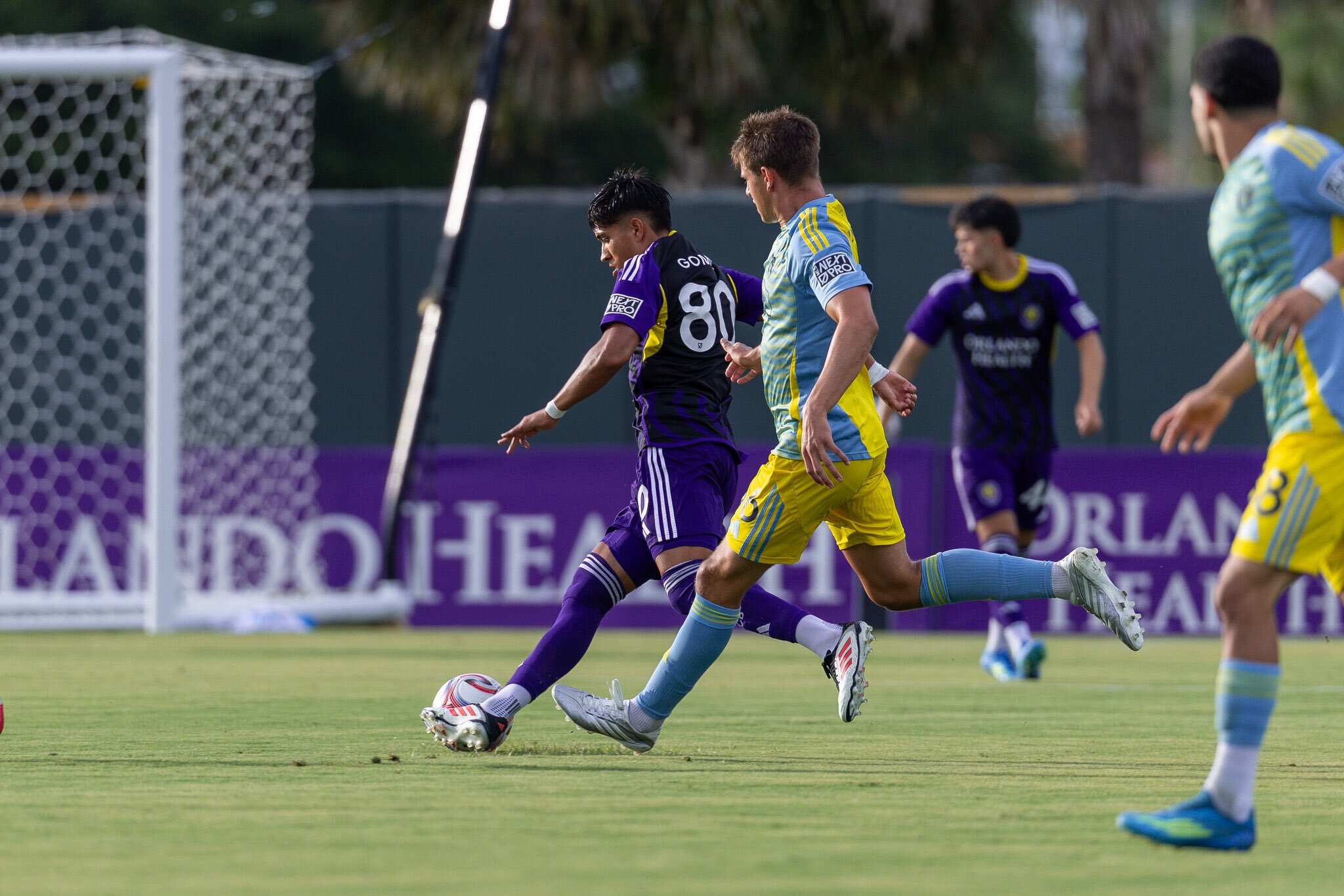 Image of Ignacio Gomez playing against Philadelphia Union II.