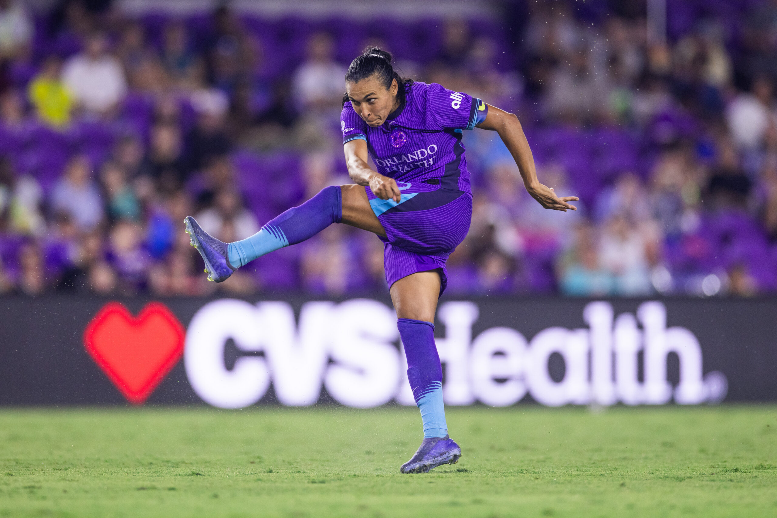 Image of Marta blasting a goal from long range against Kansas City.