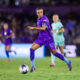 Image of Marta looking for an outlet in action against Kansas City.