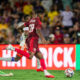 Image of Tyrese Spicer rounding the goalkeeper against Cincinnati.