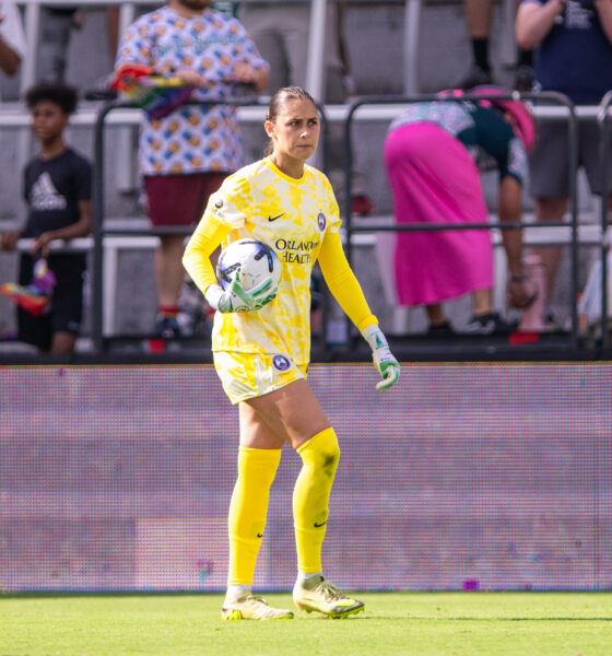 Image of Cosette Morche during her NWSL debut vs. Washington.