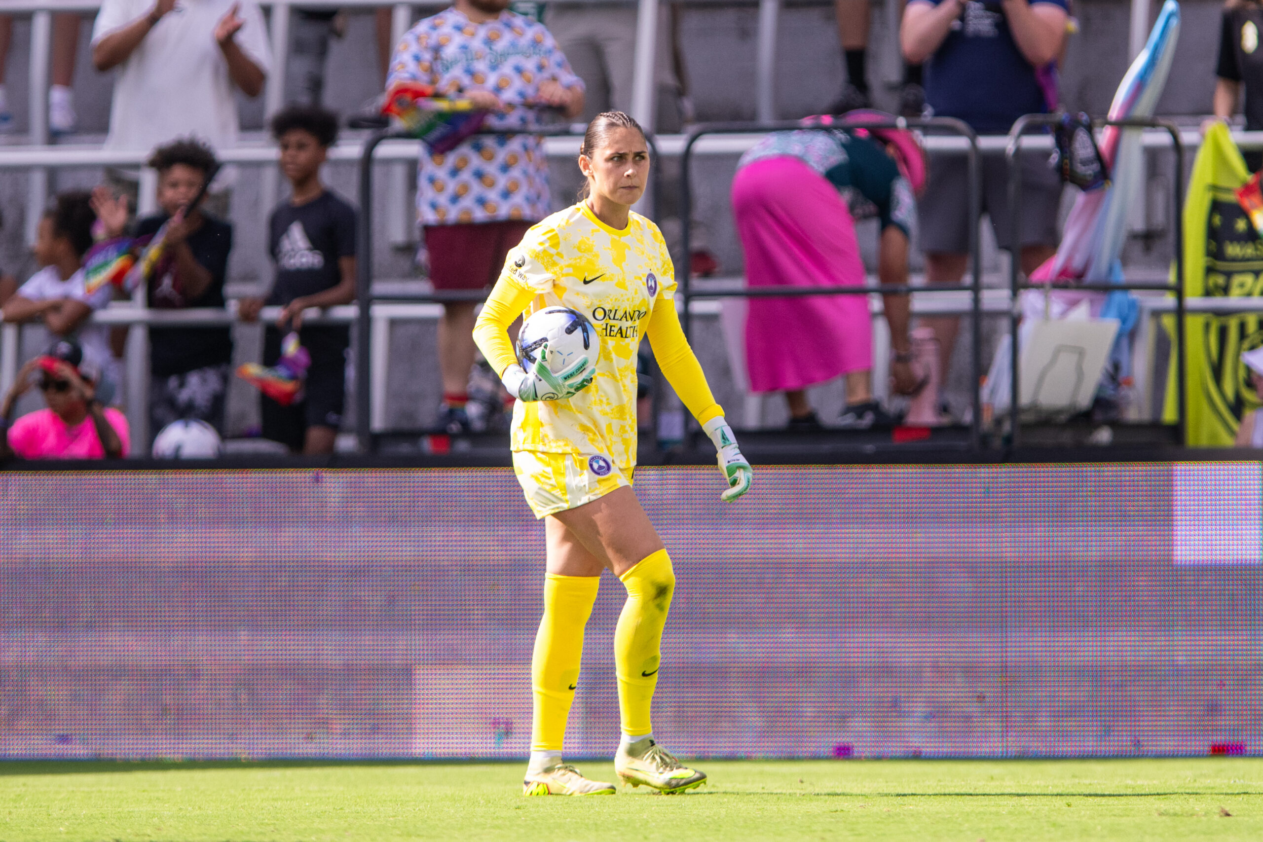 Image of Cosette Morche during her NWSL debut vs. Washington.