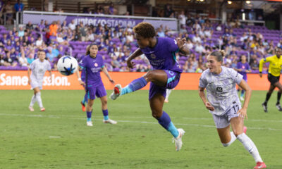 Image of Simone Jackson in action against Racing Louisville.