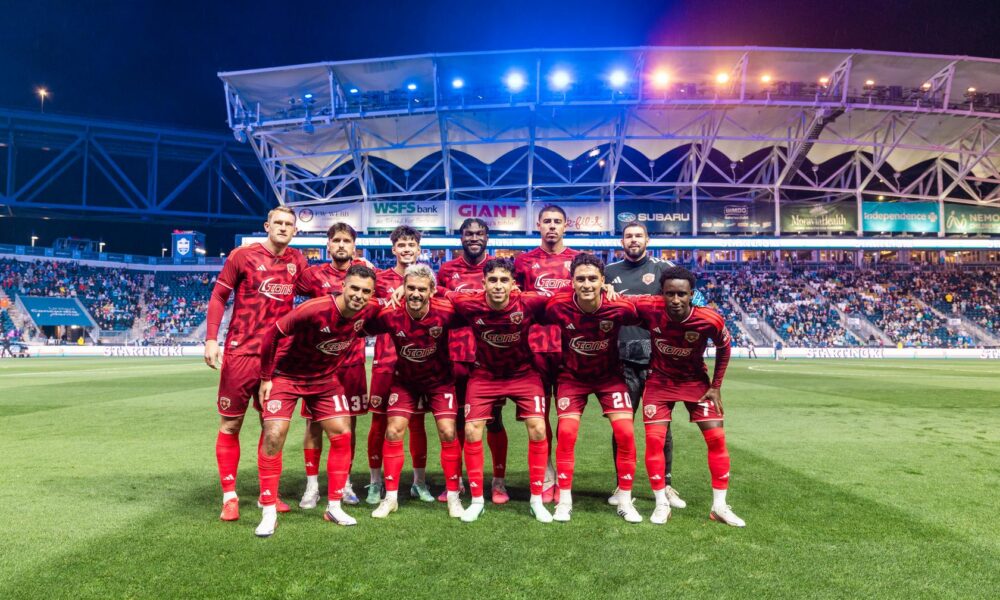 Image of Orlando City's starters prior to their match at Philadelphia.