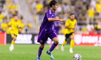 Image of Zakaria Taifi playing the ball against Columbus.