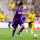Image of Zakaria Taifi playing the ball against Columbus.
