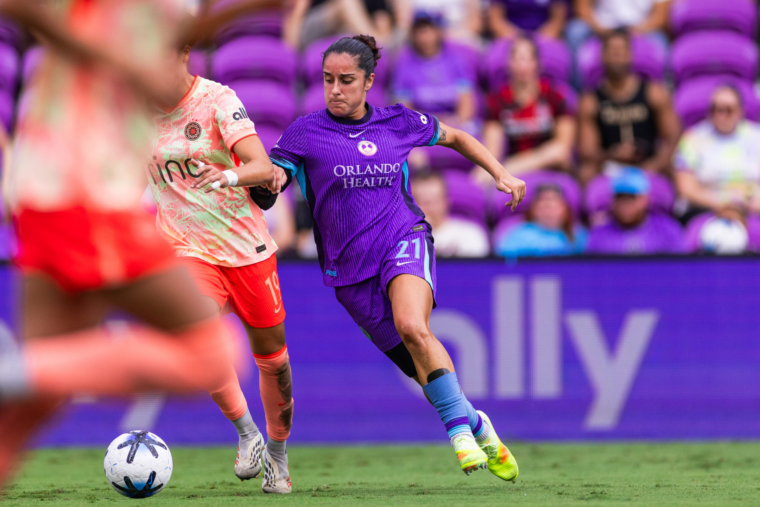 Image of Oihane defending against Portland.