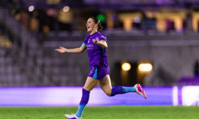 Image of Haley McCutcheon after scoring a goal