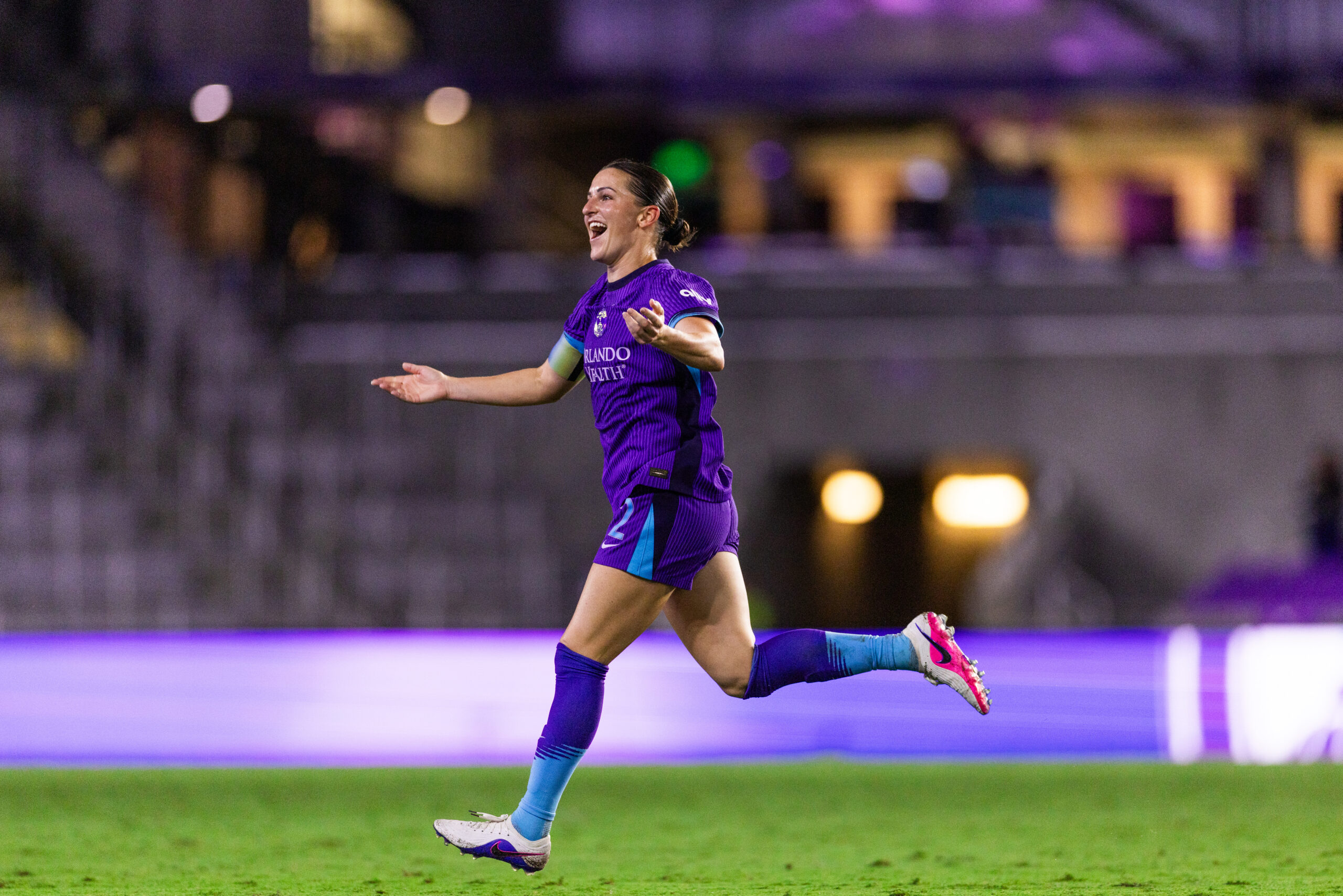 Image of Haley McCutcheon after scoring a goal