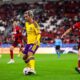 Image of Antoine Griezmann playing the ball against Toronto FC.