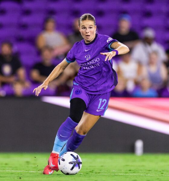 Image of Cory Dike playing the ball.