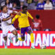 Image of Ivan Angulo beating his man against the Chicago Fire.