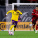Image of Ivan Angulo racing up the field with the ball against Toronto.
